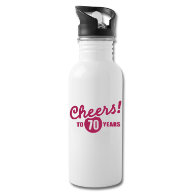 70 Geburtstag Geschenk Trinkflasche - 70 Geburtstag