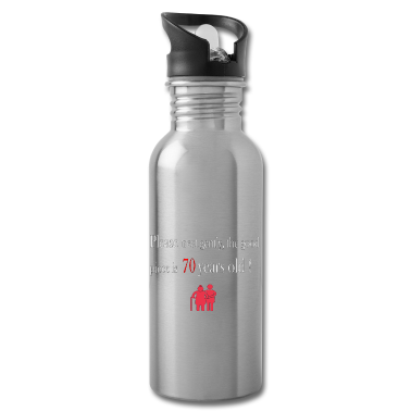 70 Geburtstag Geschenk Trinkflasche - 70 Geburtstag