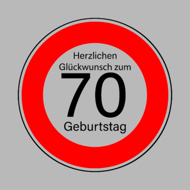 Motiv 70. Geburtstag