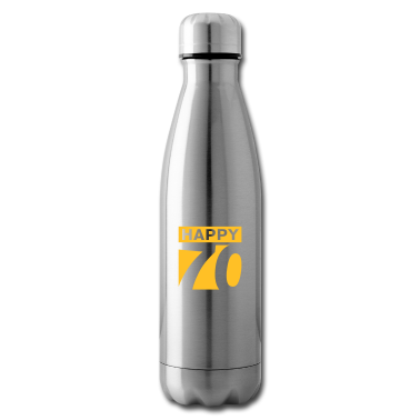 70 Geburtstag Geschenk Trinkflasche - Happy 70 Geburtstag