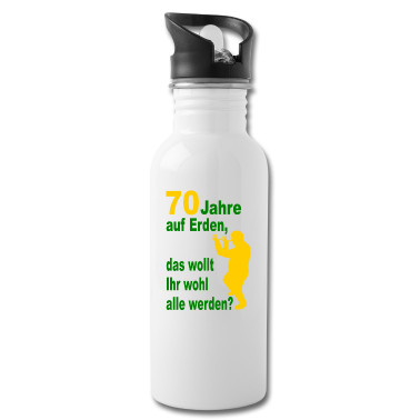 70 Geburtstag Geschenk Trinkflasche - 70. Geburtstag, 70 Jahre auf Erden