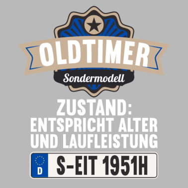 Motiv 70 Jahre Oldtimer Sondermodell 70. Geburtstag