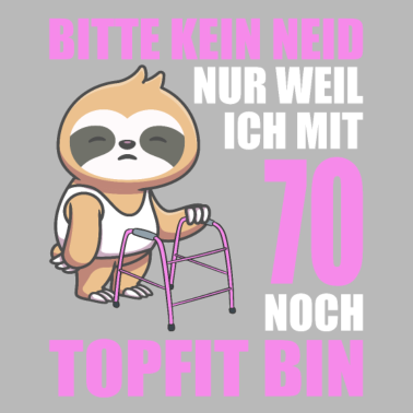 Motiv 70. Geburtstag 70 Jahre Faultier Faultiere