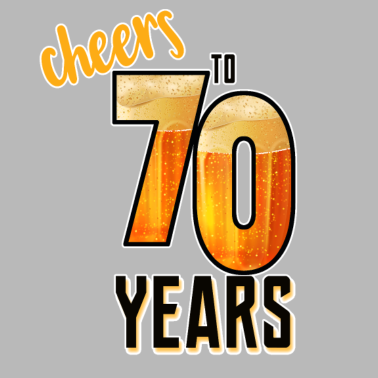 Motiv 70. Geburtstag - Design