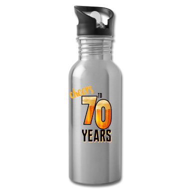 70 Geburtstag Geschenk Trinkflasche - 70. Geburtstag - Design