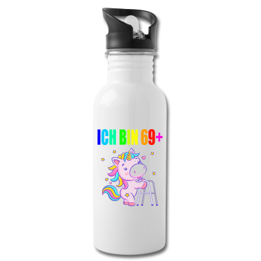 70 Geburtstag Geschenk Trinkflasche - 70 Jahre Einhorn ich bin 69+ 70. Geburtstag