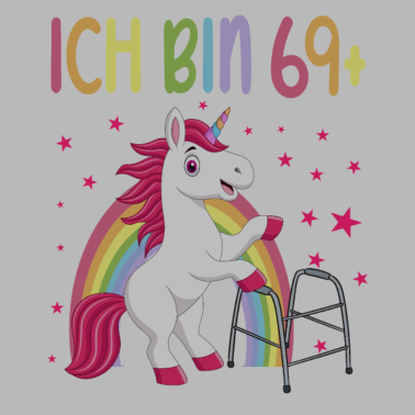 Motiv 70 Jahre Einhorn ich bin 69+ 70. Geburtstag