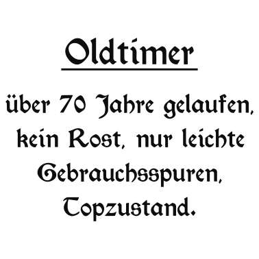 Motiv Oldtimer - 70. Geburtstag