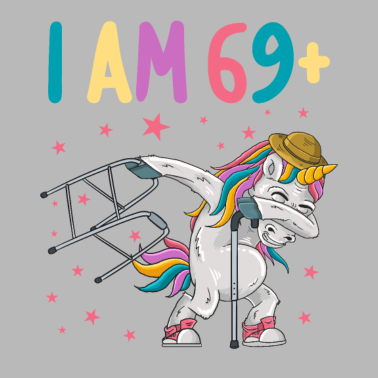 Motiv 70 Jahre Einhorn ich bin 69+ 70. Geburtstag