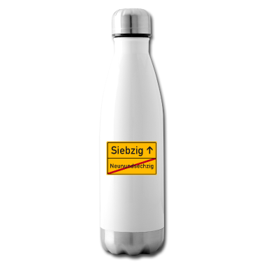 70 Geburtstag Geschenk Trinkflasche - Verkehrsschild Ortsschild 70. Geburtstag 70 Jahre