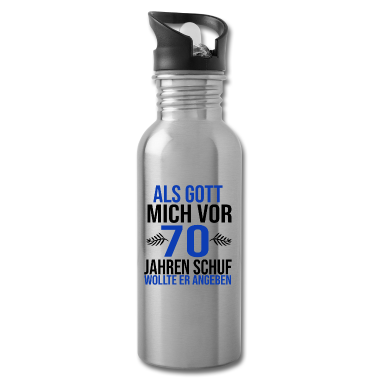 70 Geburtstag Geschenk Trinkflasche - 70 Geburtstag 70 Jahre alt Geschenk