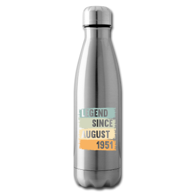 70 Geburtstag Geschenk Trinkflasche - 70. Geburtstag 70 Jahre Legend August 1951