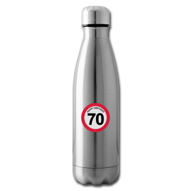 70 Geburtstag Geschenk Trinkflasche - 70