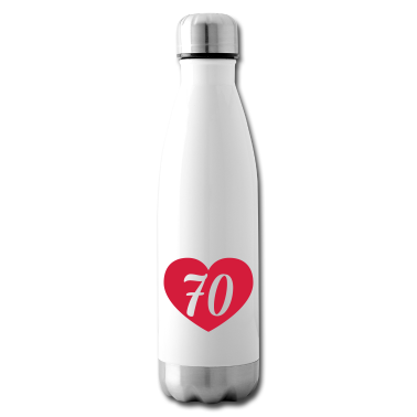 70 Geburtstag Geschenk Trinkflasche - 70. Geburtstag Herz