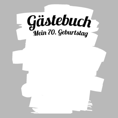 Motiv Gästebuch Mein 70. Geburtstag