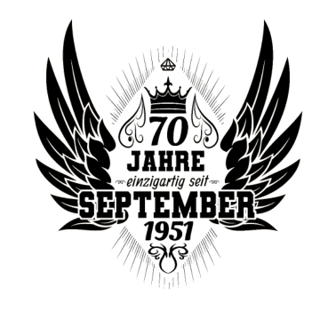Motiv 70. Geburtstag Sprüche Jahrgang 1951 September 70