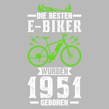 Motiv 70. Geburtstag E-Biker 70 Jahre Geschenk