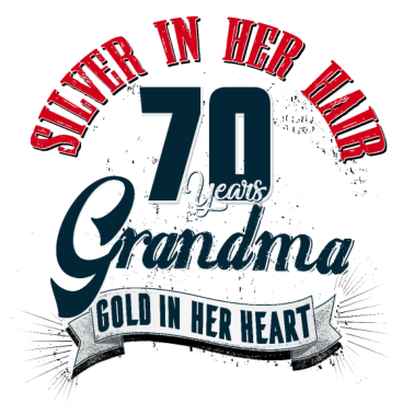 Motiv Oma, 70. Geburtstag, 70 Jahre, Geschenk