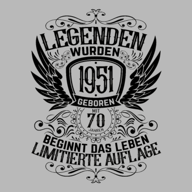 Motiv 70. Geburtstag Jahrgang 1951 Vintage