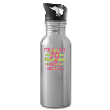 70 Geburtstag Geschenk Trinkflasche - 70 Geburtstag