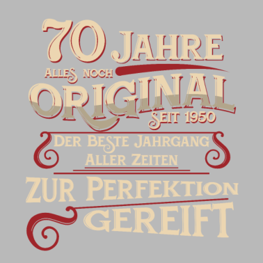 Motiv 70. Geburtstag Jahre Geburtstagsgeschenk 1950