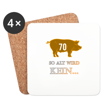 70 Geburtstag Geschenk Untersetzer - 70. Geburtstag