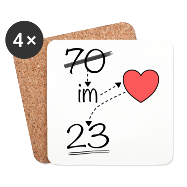 70 Geburtstag Geschenk Untersetzer - 70. Geburtstag