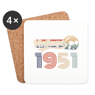 70 Geburtstag Geschenk Untersetzer - 70. Geburtstag Vintage