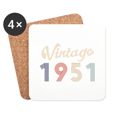 70 Geburtstag Geschenk Untersetzer - 70. Geburtstag Vintage