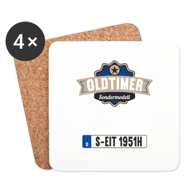 70 Geburtstag Geschenk Untersetzer - 70 Jahre Oldtimer Sondermodell 70. Geburtstag