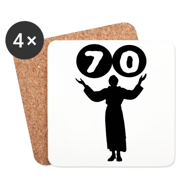 70 Geburtstag Geschenk Untersetzer - Geburtstag 70 Jahre