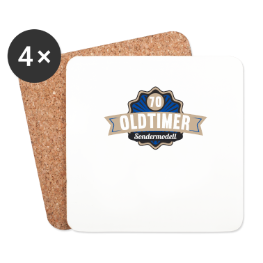 70 Geburtstag Geschenk Untersetzer - 70 Jahre Oldtimer Sondermodell 70. Geburtstag