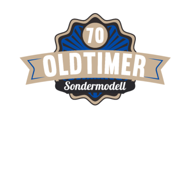 Motiv 70 Jahre Oldtimer Sondermodell 70. Geburtstag