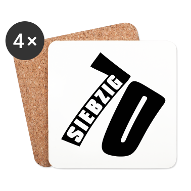 70 Geburtstag Geschenk Untersetzer - 70. Siebzigster Geburtstag