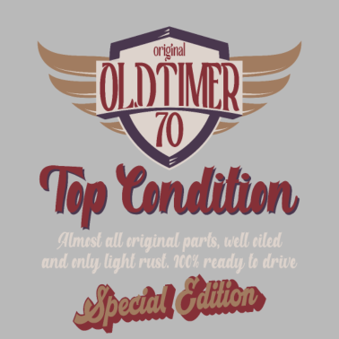 Motiv 70 Jahre Oldtimer Top Zustand 70. Geburtstag