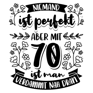 Motiv 70 Geburtstag Frau Lustig