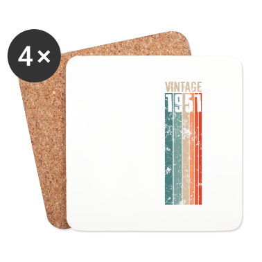 70 Geburtstag Geschenk Untersetzer - 70. Geburtstag 70 Jahre 1951 Geschenk