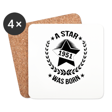 70 Geburtstag Geschenk Untersetzer - 70. Geburtstag Jahrgang 1951