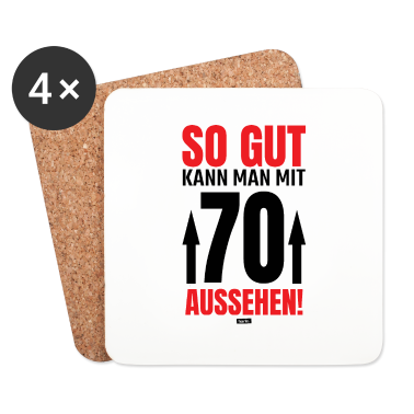 70 Geburtstag Geschenk Untersetzer - So Gut Kann Man Mit 70 Aussehen 3 70 Geburtstag HA