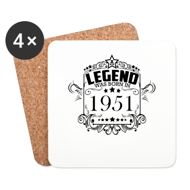 70 Geburtstag Geschenk Untersetzer - 70 Geburtstag jahrgang 1951