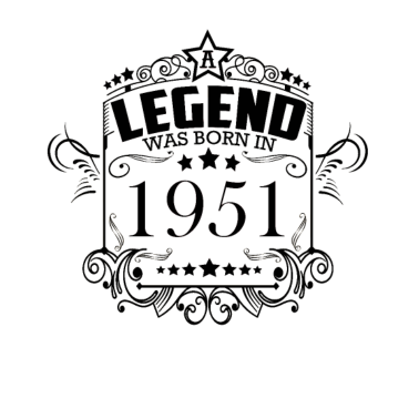 Motiv 70 Geburtstag jahrgang 1951