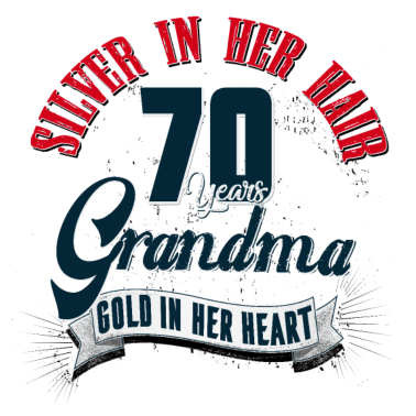 Motiv Oma, 70. Geburtstag, 70 Jahre, Geschenk