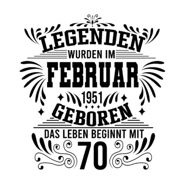 Motiv 70. geburtstag Geschenkideen jahrgang 1951