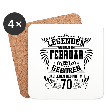 70 Geburtstag Geschenk Untersetzer - 70. geburtstag Geschenkideen jahrgang 1951