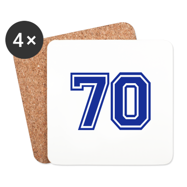 70 Geburtstag Geschenk Untersetzer - 70