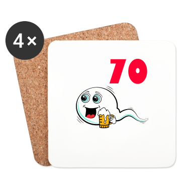 70 Geburtstag Geschenk Untersetzer - 70.Ehrentag 70. Jubiläum Club der alten Säcke 70