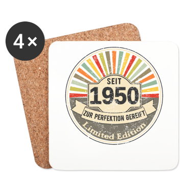 70 Geburtstag Geschenk Untersetzer - 70. Geburtstag Mann Frau 70 Jahre Geschenk