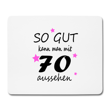 70 Geburtstag Geschenk Mousepad - 70. Geburtstag