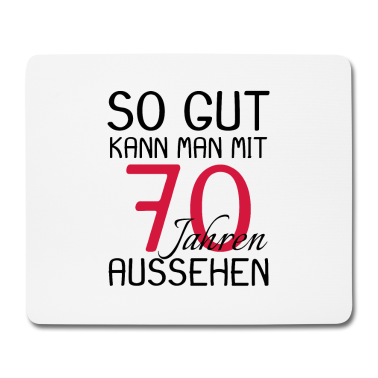 70 Geburtstag Geschenk Mousepad - 70 Geburtstag