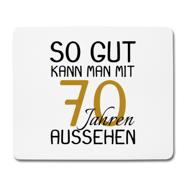 70 Geburtstag Geschenk Mousepad - 70 Geburtstag